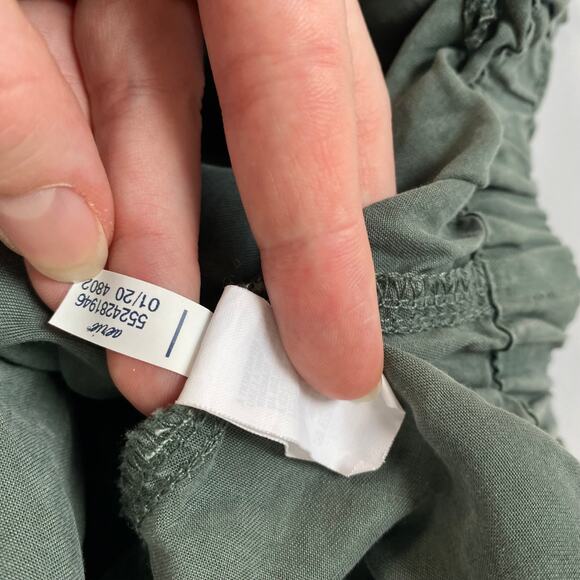 Aerie Lyocell Paperbag Shorts High Waisted Camp Shorts Moss Green Size Small‎ - Picture 7 of 7